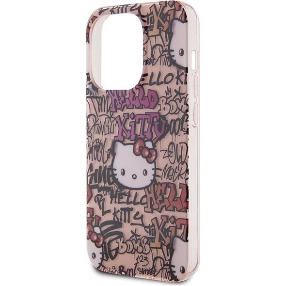 Sourcing Hello Kitty HKHCP15LHDGPTP iPhone 15 Pro 6.1" pink/pink hardcase IML Tags Graffiti