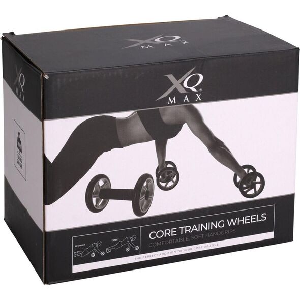 Koopman Trenażer koła do ćwiczeń core trening wheels czarne 2 szt