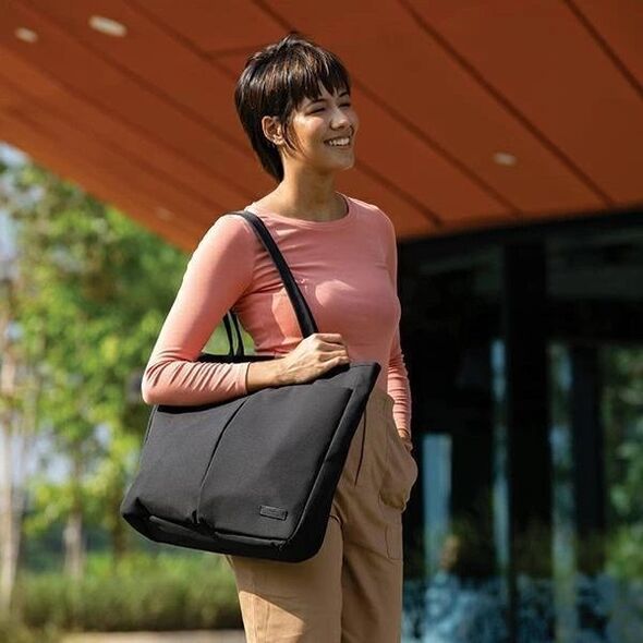 Torba Uniq UNIQ torba na laptopa Hava 16" żółty/canary yellow RPET