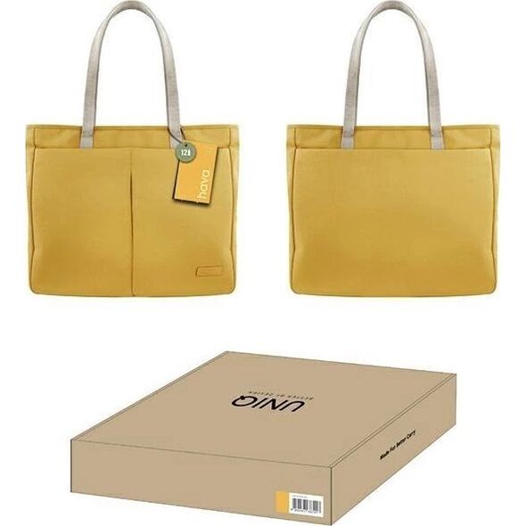 Torba Uniq UNIQ torba na laptopa Hava 16" żółty/canary yellow RPET