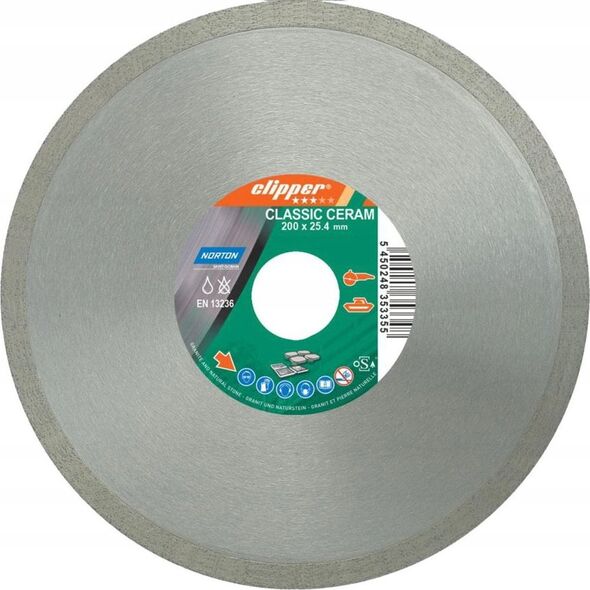 Norton Diamond cutting disc 200mm Norton Classic Ceramic