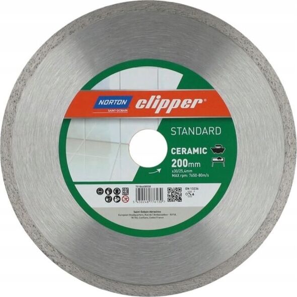Norton Diamond cutting disc 200mm Norton Classic Ceramic