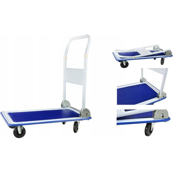 Wózek narzędziowy Geko Wózek magazynowy platformowy 150kg(1)