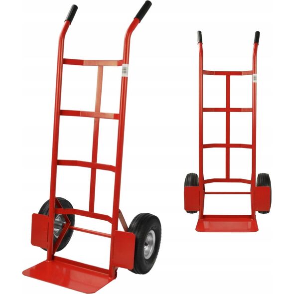 Geko Wózek transportowy 200kg 350x180mm czerwony(1)