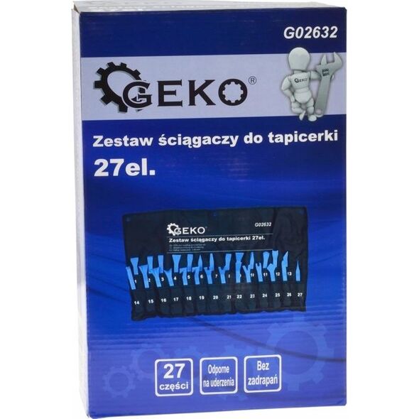 Geko Zestaw ściągaczy do tapicerki 27el.(20)