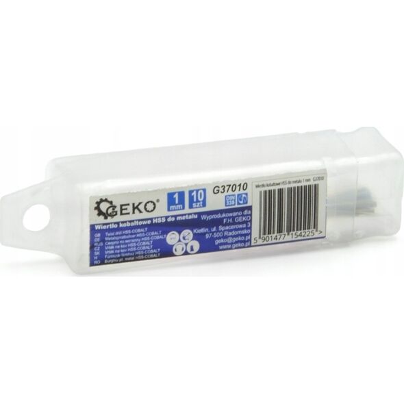 Wiertło Geko Wiertło kobaltowe HSS do metalu 1,5 mm (10/2520)