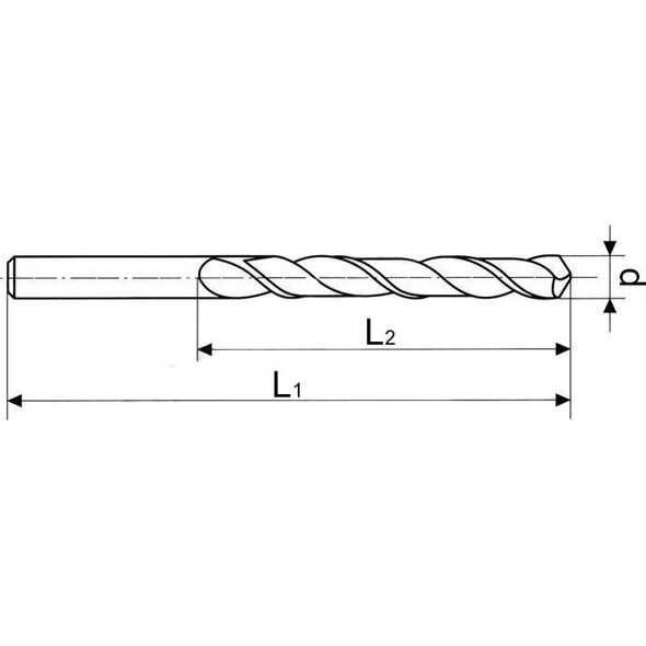 Wiertło Geko Wiertło kobaltowe HSS do metalu 12,5 mm (5/105)