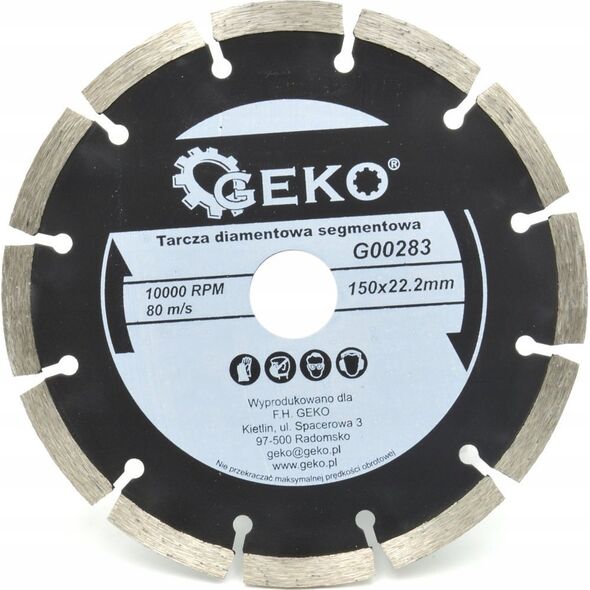 Geko Tarcza diamentowa segmentowa 150mmx22,2mm (50)