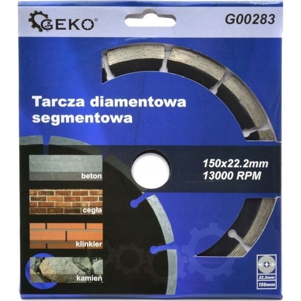 Geko Tarcza diamentowa segmentowa 150mmx22,2mm (50)