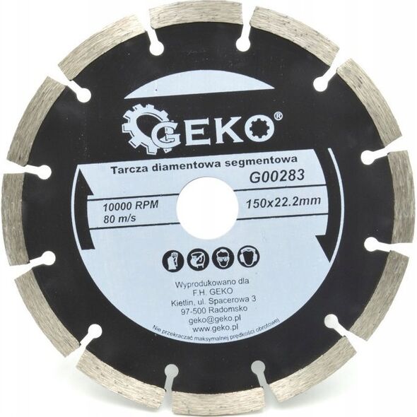 Geko Tarcza diamentowa segmentowa 150mmx22,2mm (50)