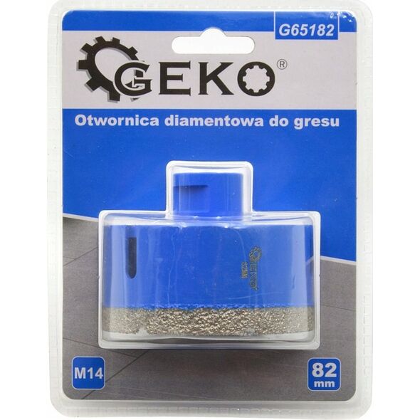 Geko Otwornica diamentowa do gresu 82mm M14 (10)