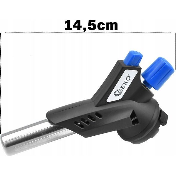 Pistolet do kleju Geko Palnik gazowy Piezo z zapłonem 360 stopni (10/40)