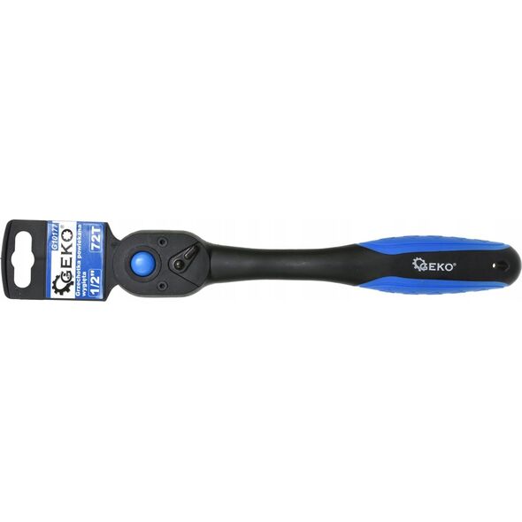 Geko Grzechotka powlekana wygięta 1/2" 72T (6/36)