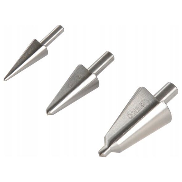 Wiertło Geko Zestaw wierteł bezstopniowych 3szt. 3-30mm (metal skrzynka) (50)