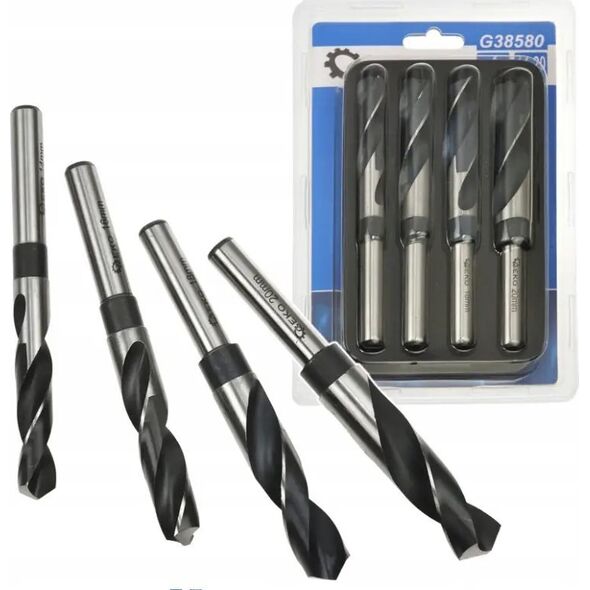 Wiertło Geko Kpl. wierteł do metalu HSS4241 14-20mm 4szt. (20)
