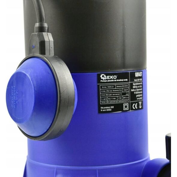 Geko Pompa plastik do brudnej wody 1100W (4)