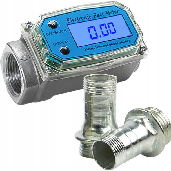 Geko Uniwersalny licznik przepływu cieczy/paliwa LCD 1" (20)