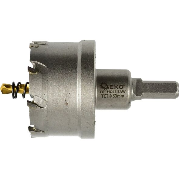Geko Otwornica widiowa - koronka do metalu 53mm z wiertłem tytanowym (60)
