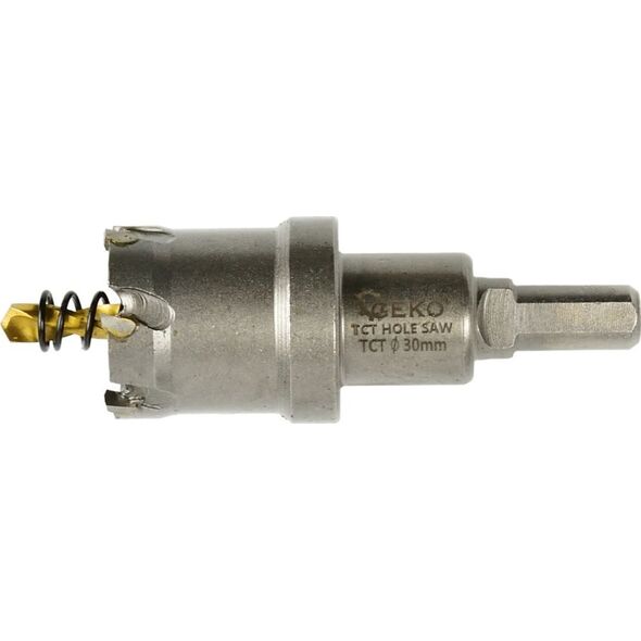 Geko Otwornica widiowa - koronka do metalu 30mm z wiertłem tytanowym (100)