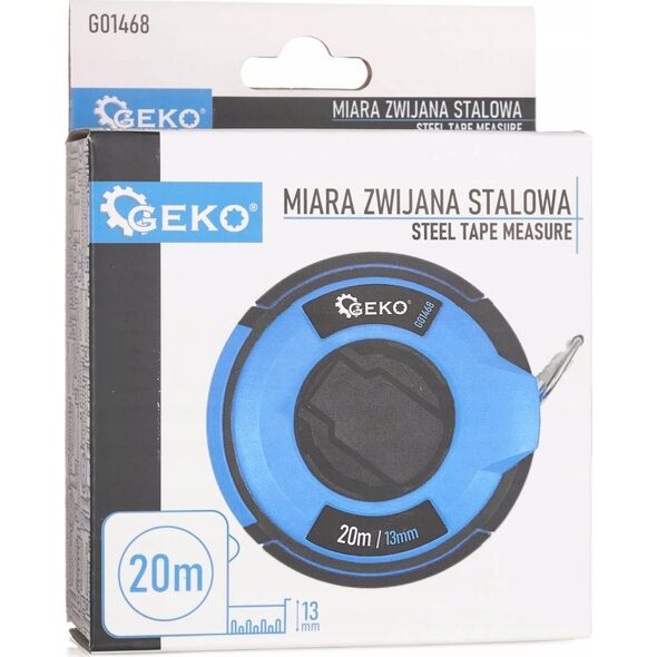 Geko Miara zwijana stalowa 20m x 13mm (20)