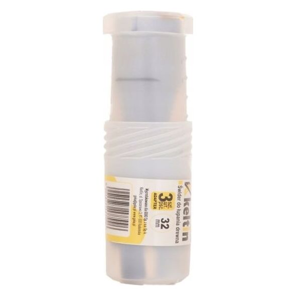 KELTIN Wiertło – świder do łupania drewna 32mm + zestaw adapterów 3szt. (30)