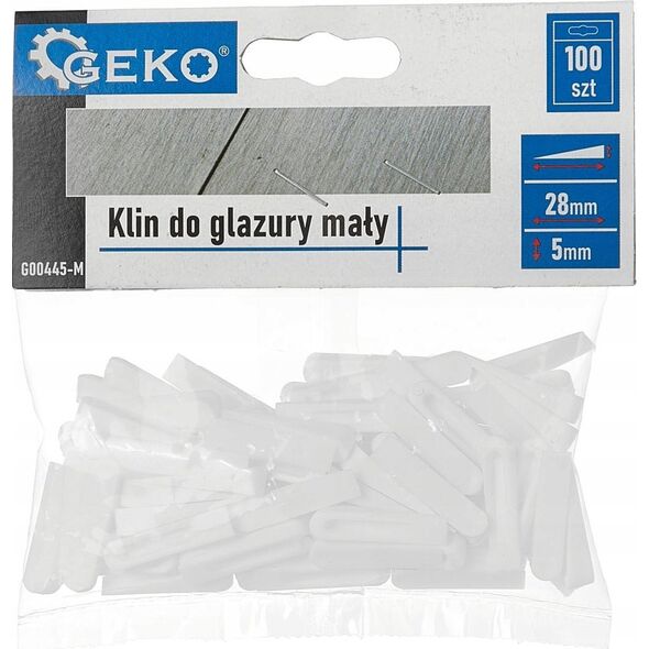 Geko Klin do glazury mały - 5,0mm - op.100szt (100)