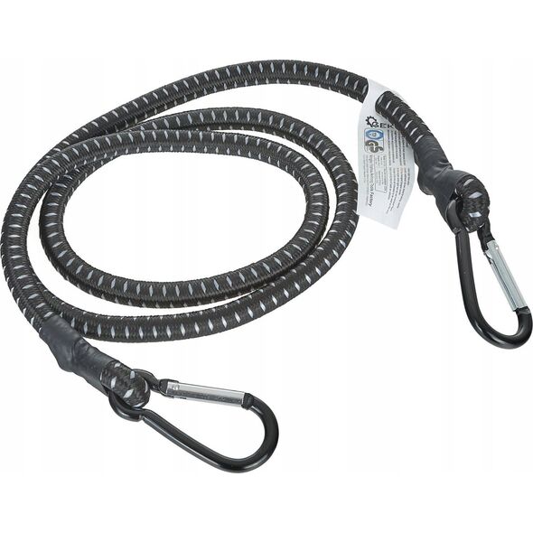 Geko Guma transportowa do mocowania bagażu + karabińczyki 10mm x 120cm (80)