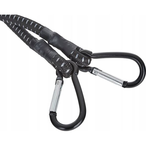 Geko Guma transportowa do mocowania bagażu + karabińczyki 10mm x 120cm (80)