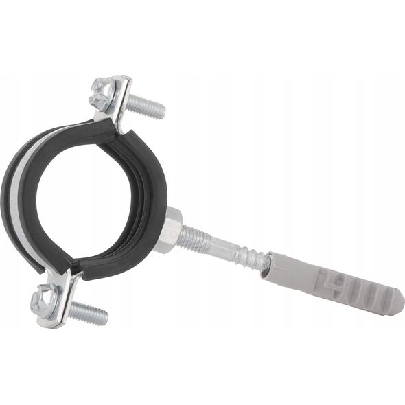 Geko Obejma metalowa z gumą do rur 5/4" 38-43mm (100)