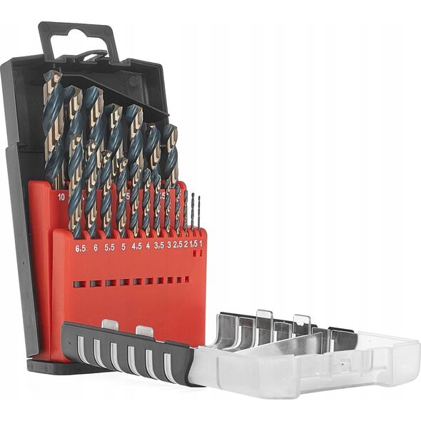 Wiertło Tvardy Zestaw wierteł do metalu HSS 1.0-10.0mm 19el. (10/20)