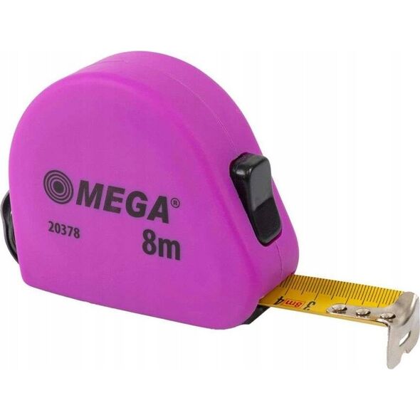 Mega MIARA ZWIJANA 8M/25MM, 2 STOPERY, PVC, SOFT
