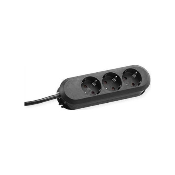 Kabel zasilający Bachmann Listwa zasilająca BACHMANN SMART 3x gniazdo z uziemieniem, czarna, 3 m