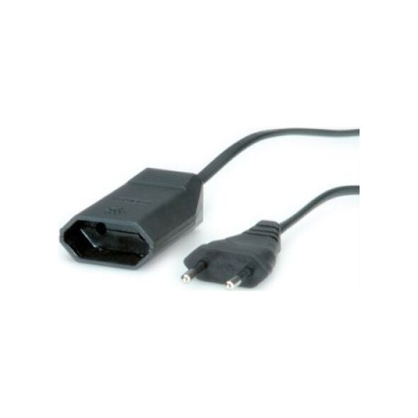 Kabel zasilający Bachmann BACHMANN Przedłużacz Euro 230V/2.5A, czarny, 5 m