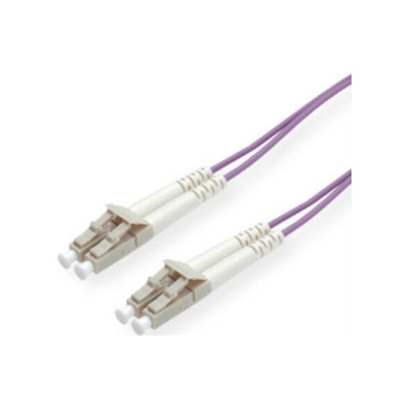 Roline ROLINE 50/125m OM4, LC/LC, fioletowy, 7 m