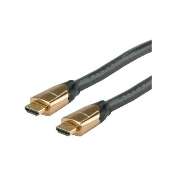 Kabel Roline Kabel ROLINE PREMIUM HDMI Ultra HD z Ethernetem, M/M, zwart, 9 m