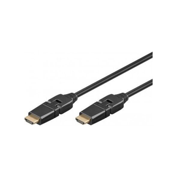 Kabel Goobay Kabel HDMI 360 o dużej szybkości z Ethernetem - Długość kabla 5 m