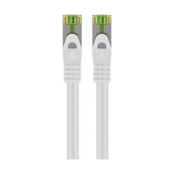 Goobay Kabel krosowy CAT 8.1 z certyfikatem GHMT, S/FTP (PiMF), biały - Długość kabla 1 m