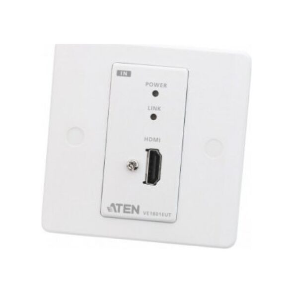 System przekazu sygnału AV Aten ATEN VE1801EUT HDMI HDBaseT-Lite EU Wall Plate
