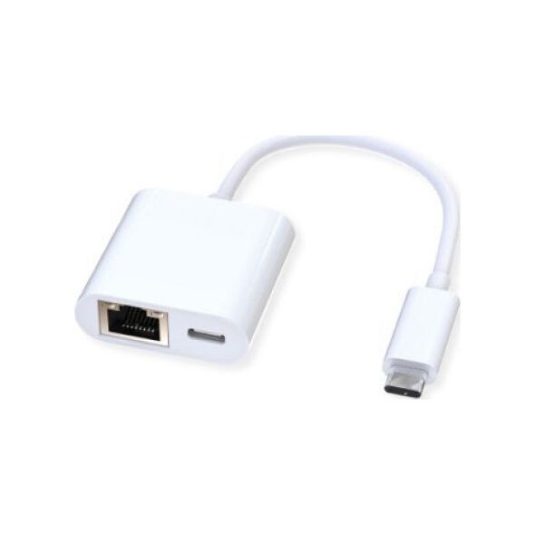Adapter USB Roline Konwerter ROLINE USB 3.2 Gen 2 na Gigabit Ethernet, 1x port PD