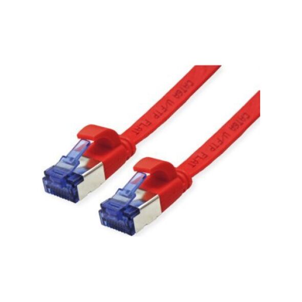 Value Patchkabel VALUE FTP, Cat.6A (Class EA), extra plat, rood, 5 m