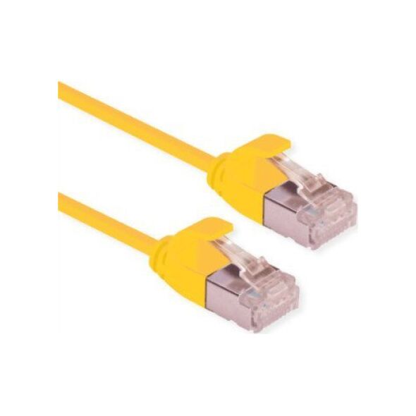 Roline ROLINE F/UTP DataCenter Patch Cord Cat.6A (Class EA), LSOH, bardzo cienki, żółty, 3 m