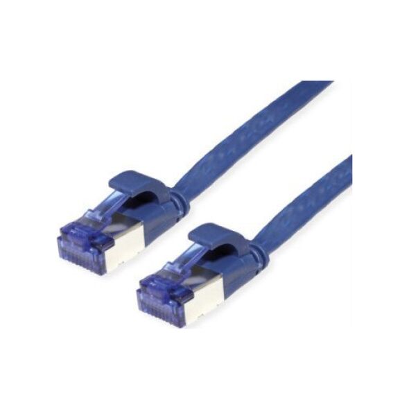 Value Patchkabel VALUE FTP, Cat.6A (Class EA), extra plat, blauw, 2 m
