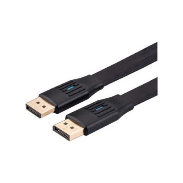 Kabel Value VALUE Kabel DisplayPort, v1.4, płaski, DP M/M, czarny, 3 m