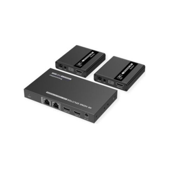 Value VALUE Rozgałęźnik HDMI 3-kanałowy, z przedłużeniem (2x) przez TP, do 40 m