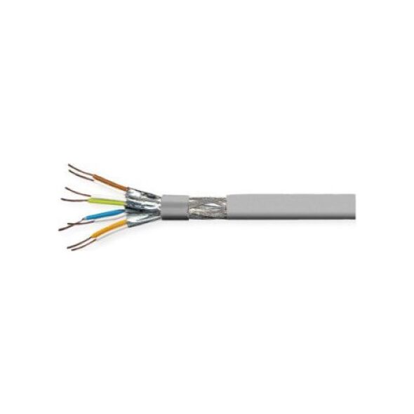 Value Kabel VALUE S/FTP (PiMF), kat. 8 (klasa I), przewód pełny, AWG22, LSOH, szary, 100 m