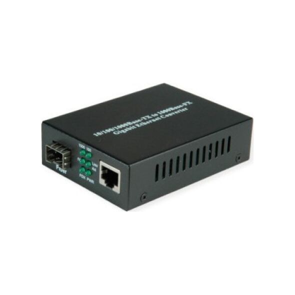 Konwerter światłowodowy Value VALUE Konwerter Gigabit Ethernet, RJ-45 - SFP