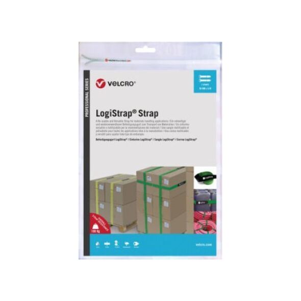 Velcro Pasek VELCRO Logistrap 50 mm x 6 m, 2 sztuki, zielony