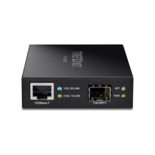 TRENDnet Konwerter mediów TRENDnet TFC-10GSFP, 10GBASE-T na światłowód SFP+