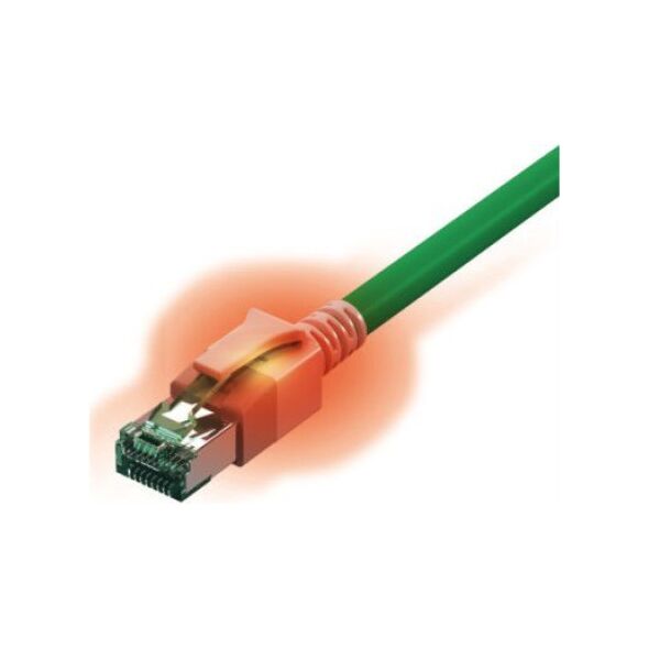 SACON Kabel saCon S/FTP kat. 6A (klasa EA), LSOH, zielony, 2 m