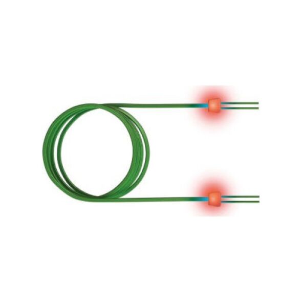 SACON saCon światłowodowy kabel krosowy LED duplex 50/125m OM3, LC/LC, turkusowy, 5 m